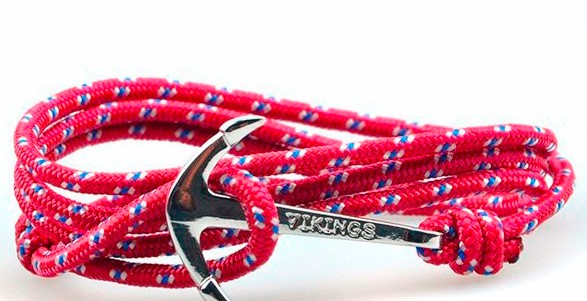 Steel anchor bracelet