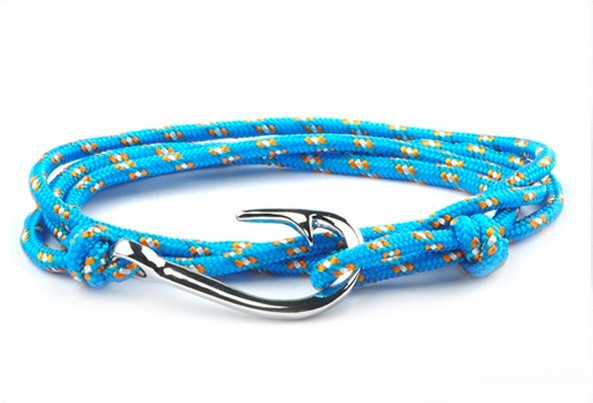 Bracelet hameçon acier Vikings