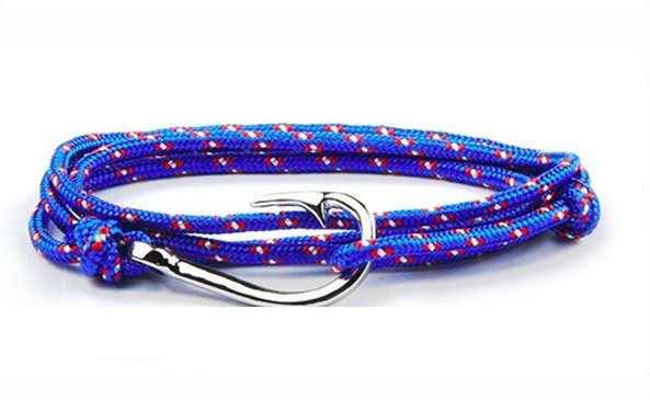 Bracelet hameçon acier Vikings