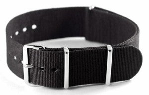 Bracelet NATO nylon noir