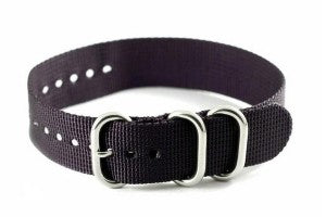 Bracelet nylon NATO Zulu noir