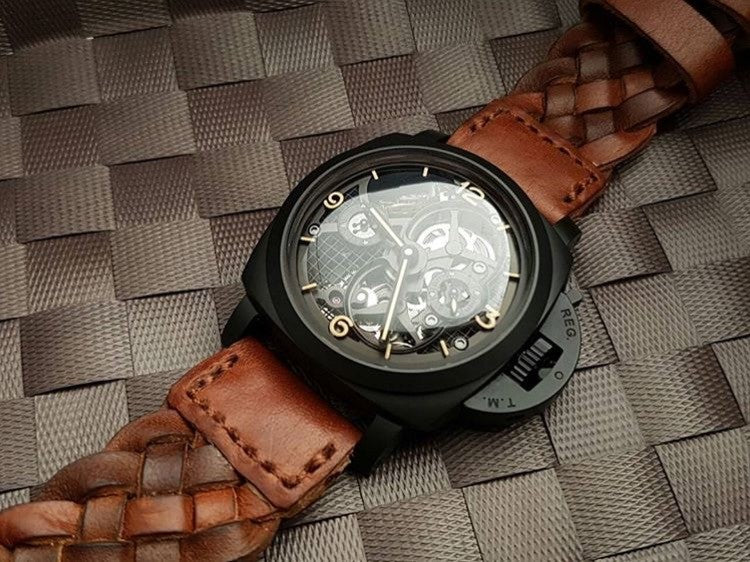 Gunny Straps Weaved Walnut Brown