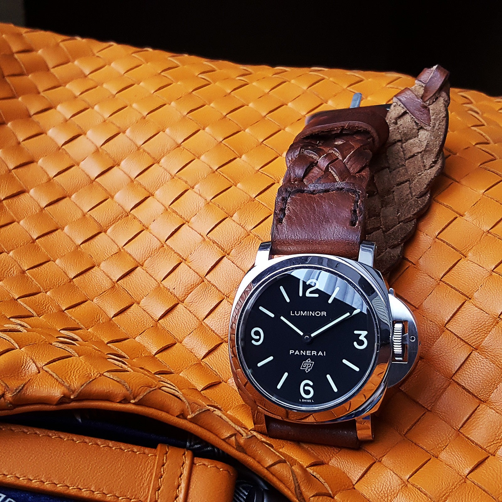 Gunny Straps Weaved Walnut Brown