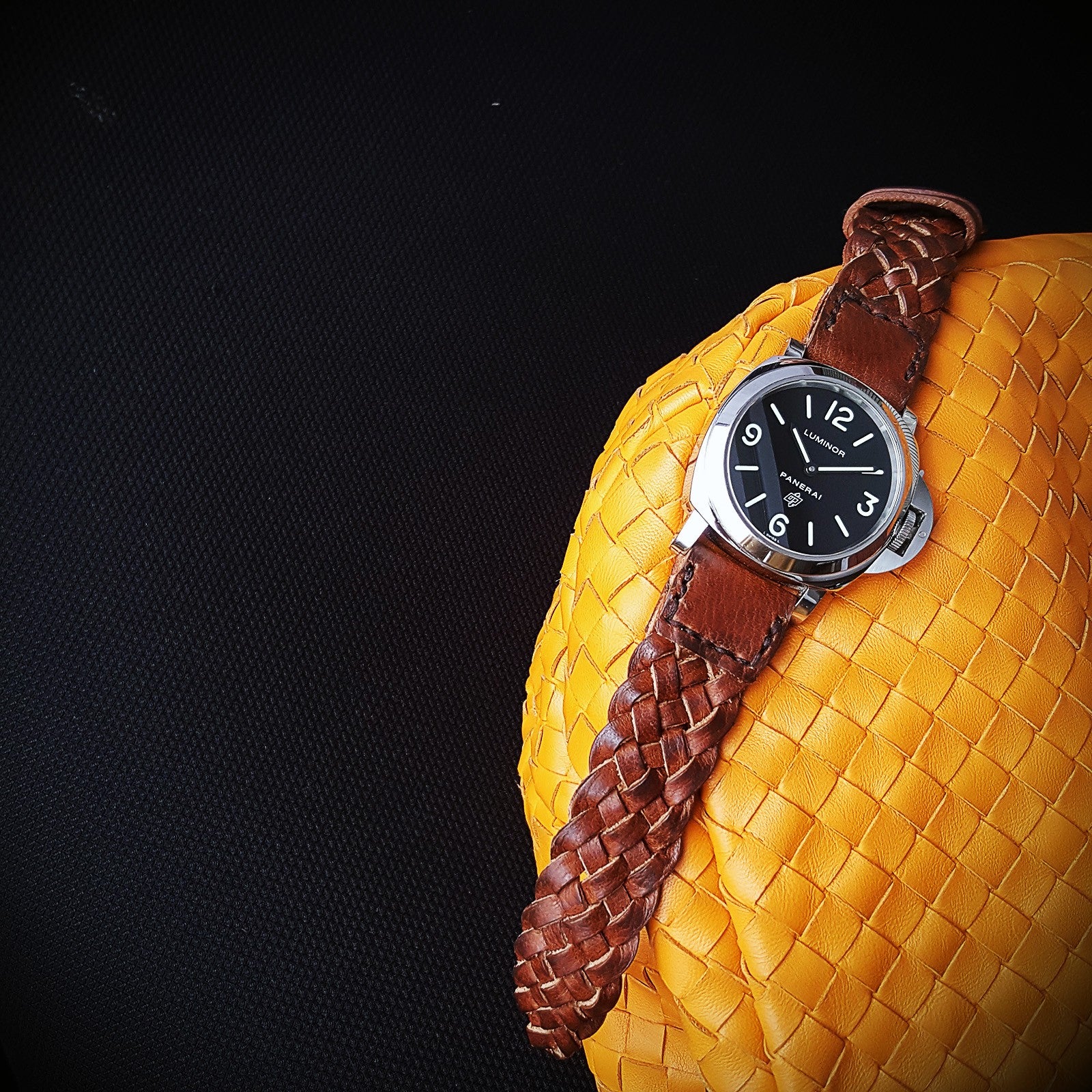 Gunny Straps Weaved Walnut Brown