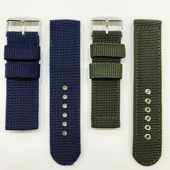 Canvas two parts nato strap