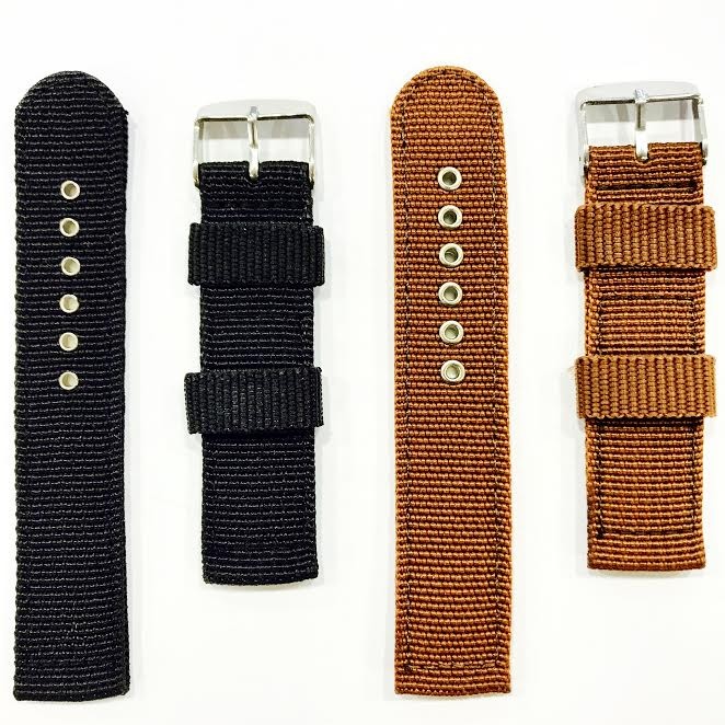 Canvas two parts nato strap