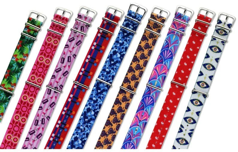 Bracelets de montre colorés à motifs variés pour montres de luxe, accessoires misterchrono.com