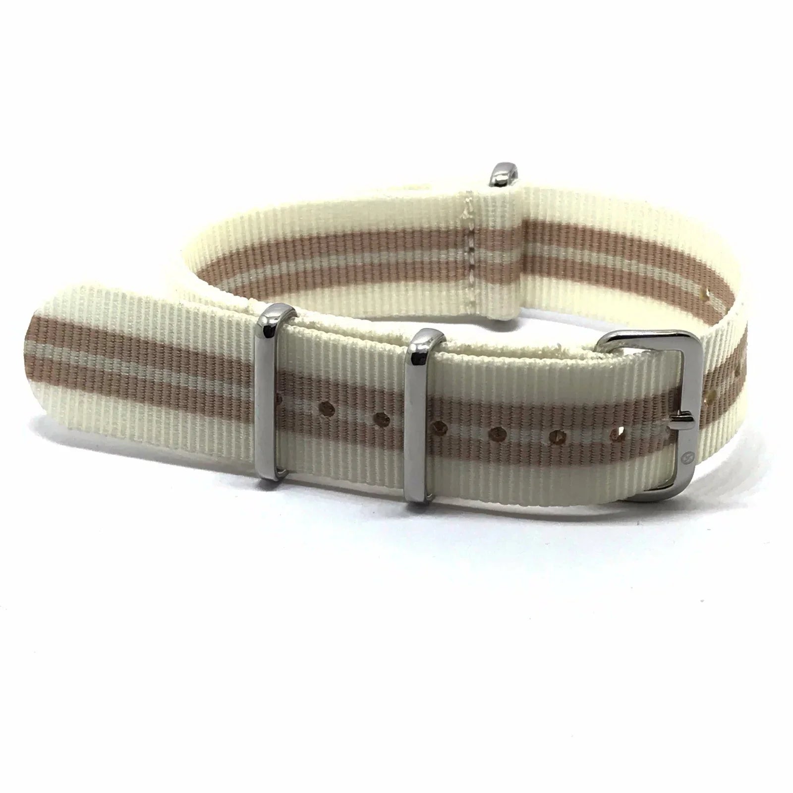 NATO Blanc/Marron - vue principale