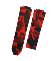 Bracelet Caoutchouc Camouflage Horus pour Hublot Big Bang 44mm rouge