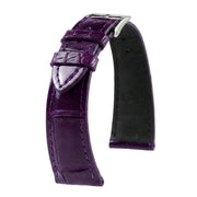 Bracelet Alligator Felix Brillant violet foncé - KronoKeeper - vue principale