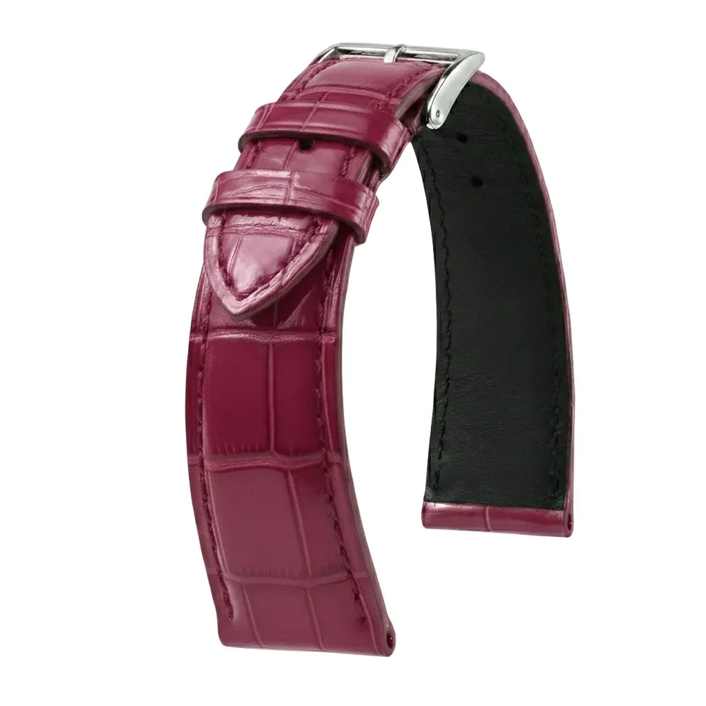 Bracelet Alligator Felix Brillant Fuschia - KronoKeeper - vue principale