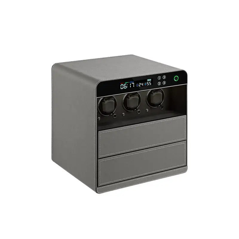 Coffre remontoir KronoKeeper 3 montres gris - vue principale