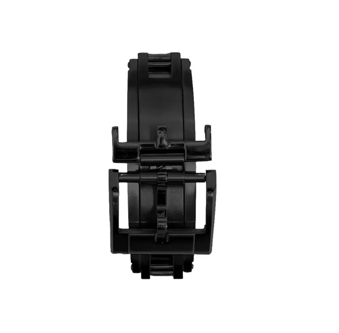 Boucle déployante noire pour bracelet de montre de luxe, accessoire MisterChrono