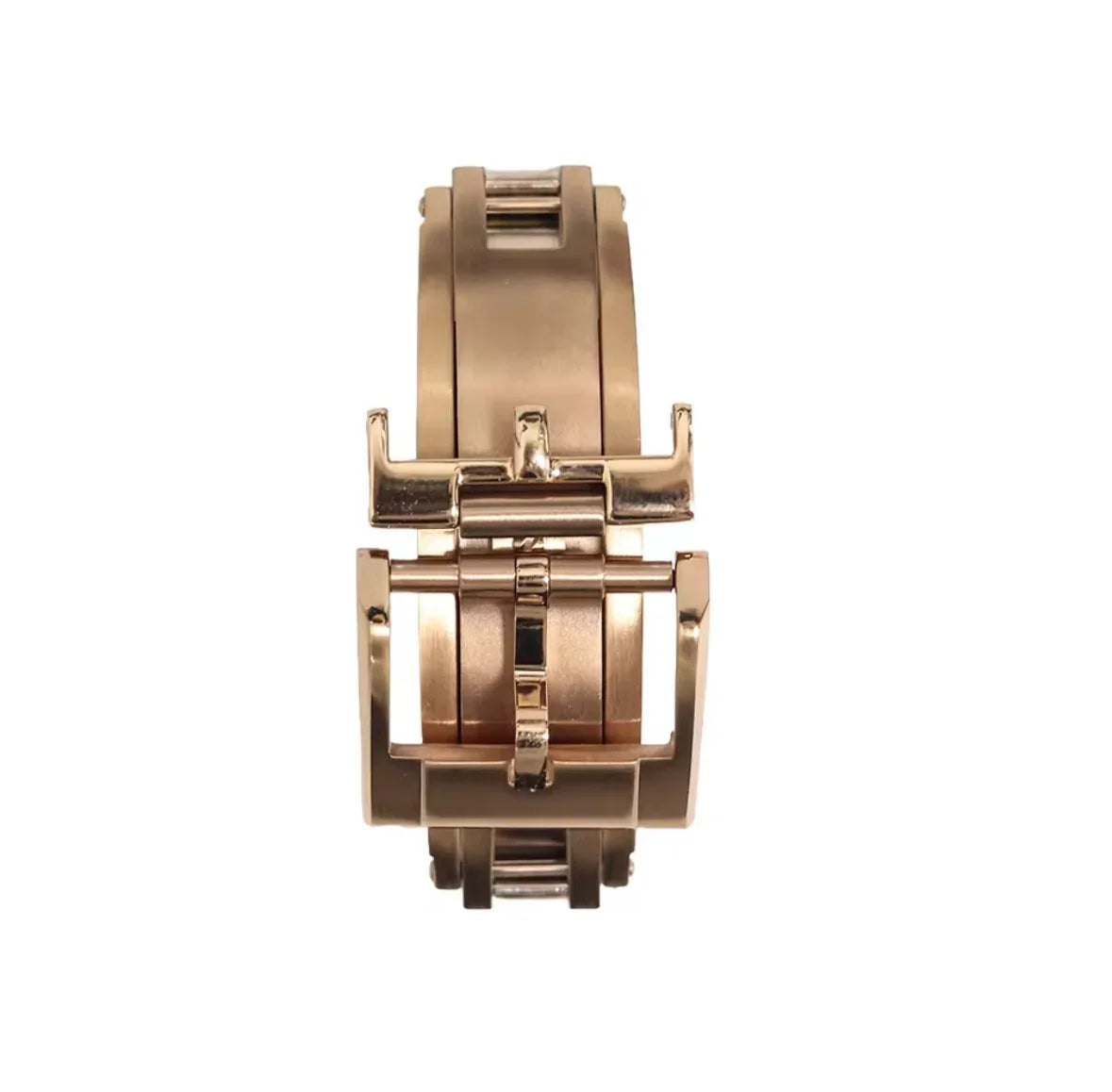 Boucle déployante dorée pour bracelet de montre de luxe, accessoire misterchrono.com