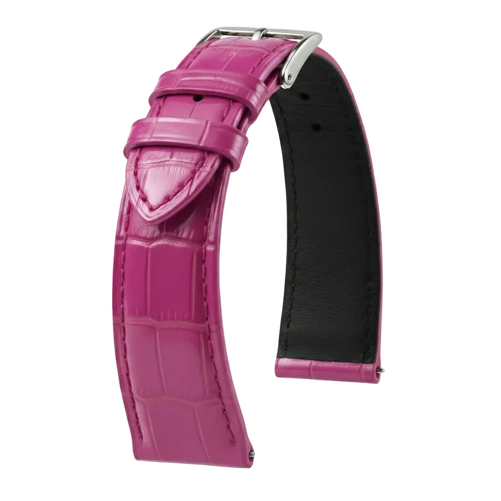 Bracelet Alligator Felix Mat rose - KronoKeeper - vue principale