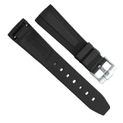 Bracelet en caoutchouc T808 pour Tudor Pelagos FXD 42mm - Noir - RubberB