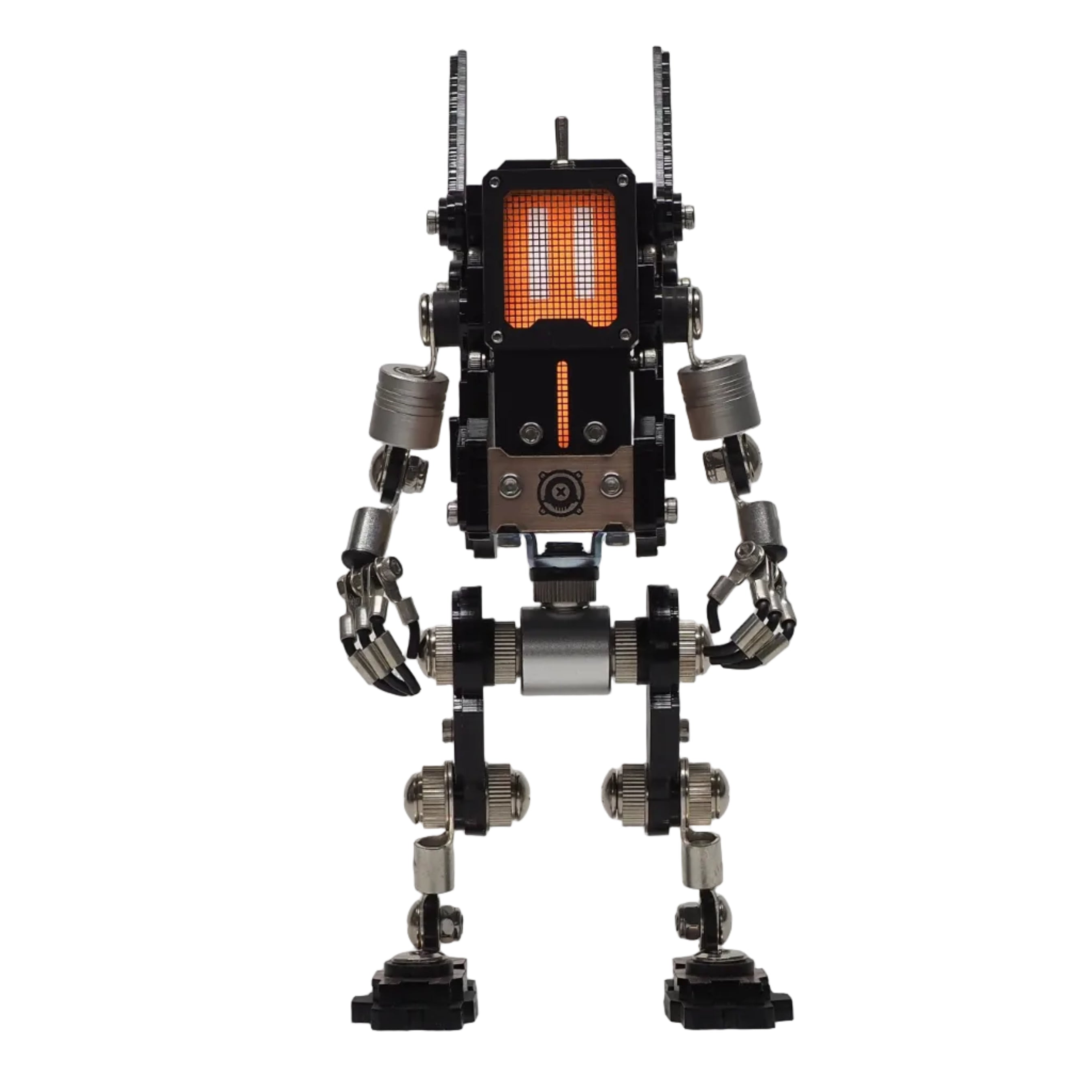 Support de montre robot Luxi Robotoys, vue de dos