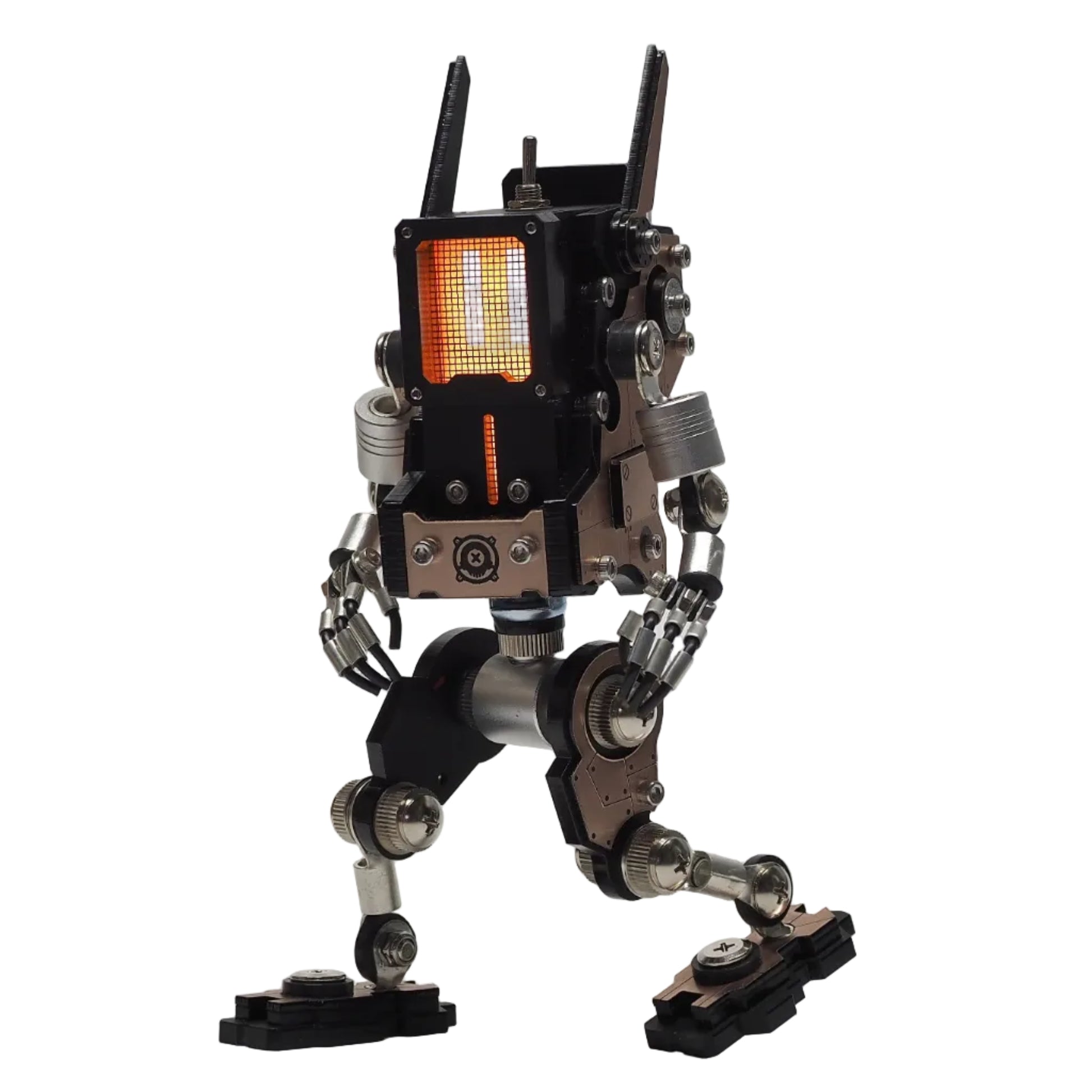 Support de montre robot Luxi Robotoys, vue de profil