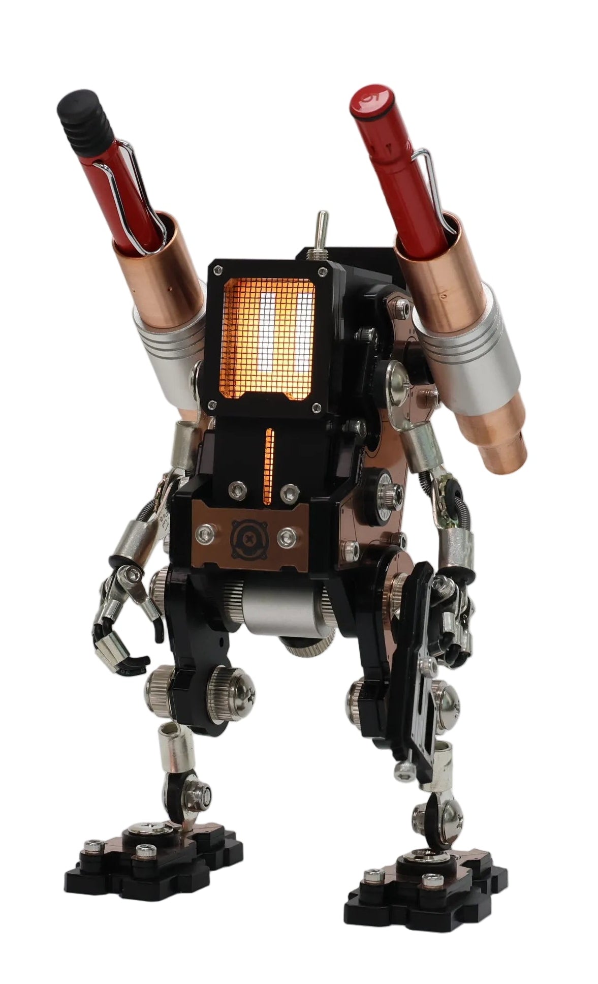 Support de montre Penlite Robot Robotoys, vue de profil