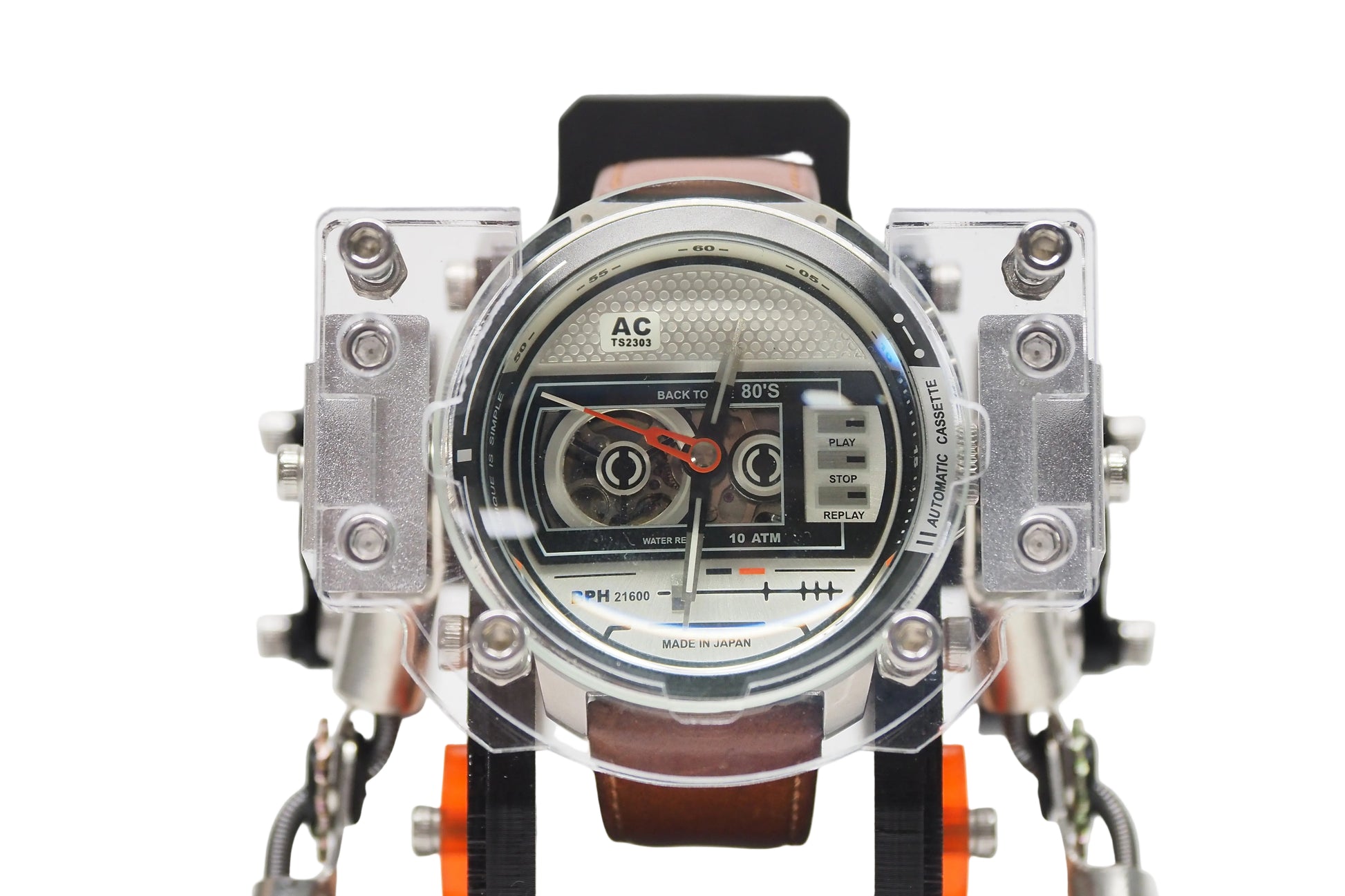 Support de montre Robotank 2 Robotoys, vue de côté