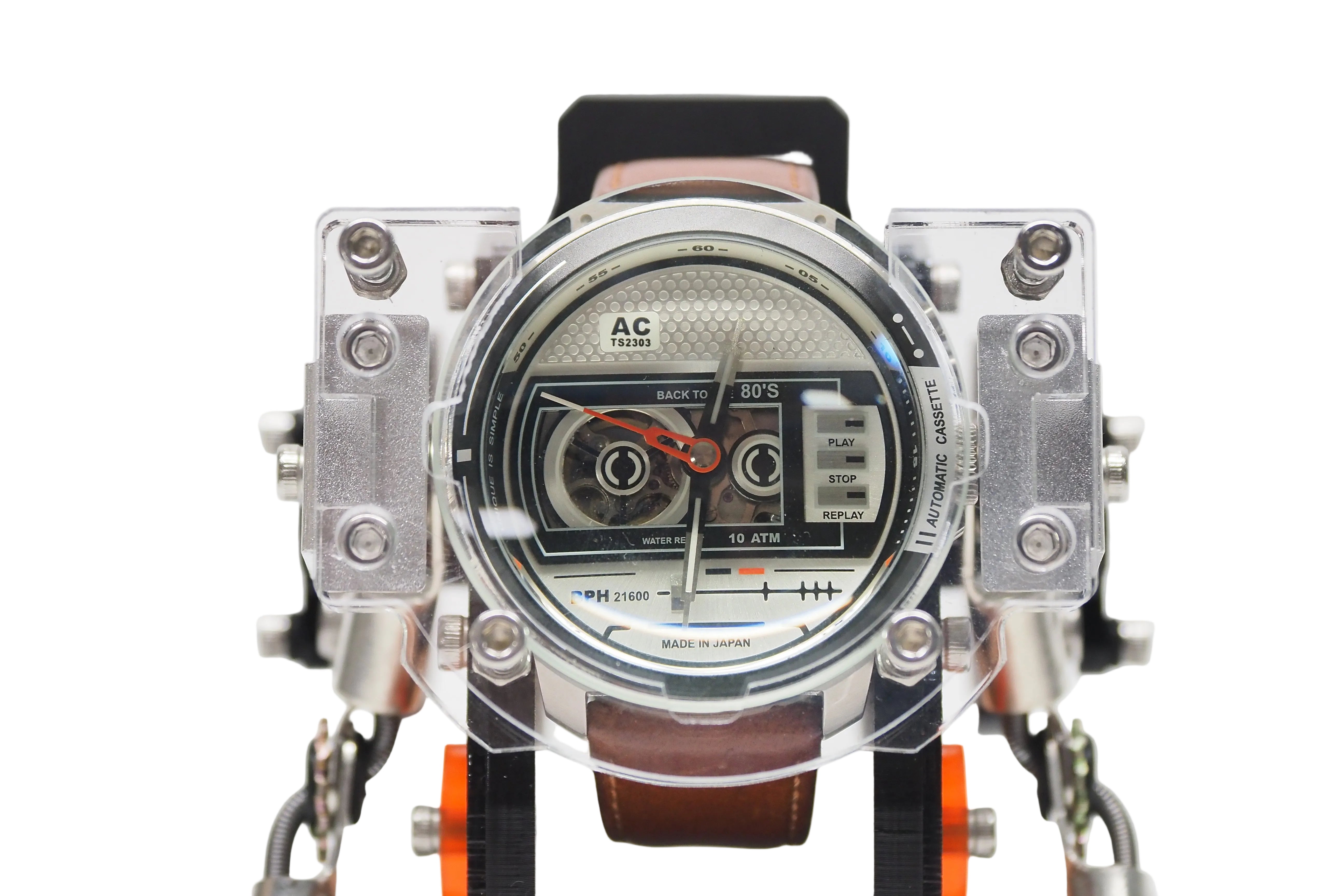 Support de montre Robotank 2 Robotoys, vue de côté